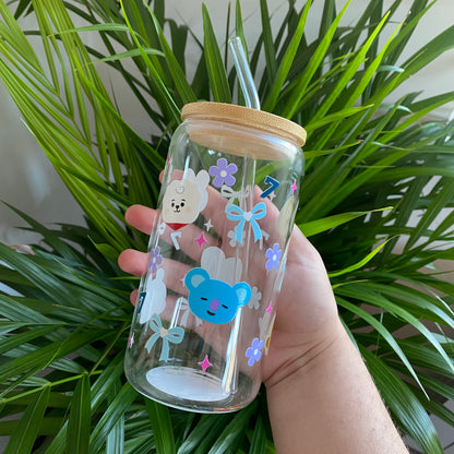 Glass with lid - BTS