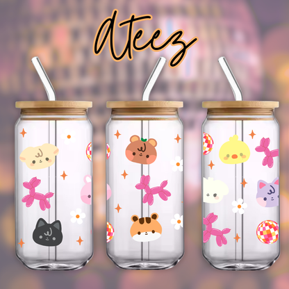 Verre avec couvercle - Ateez