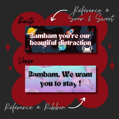 Bannières Bambam (GOT7)  - Paris