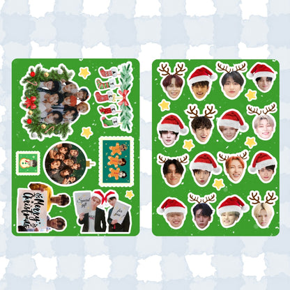 Christmas stickers sheets - Ateez