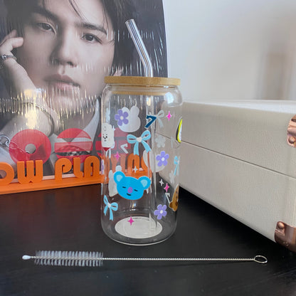 Glass with lid - BTS