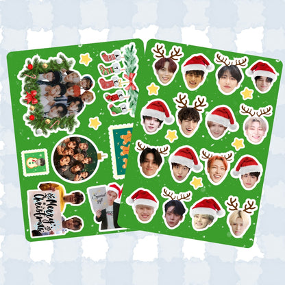 Christmas stickers sheets - Ateez