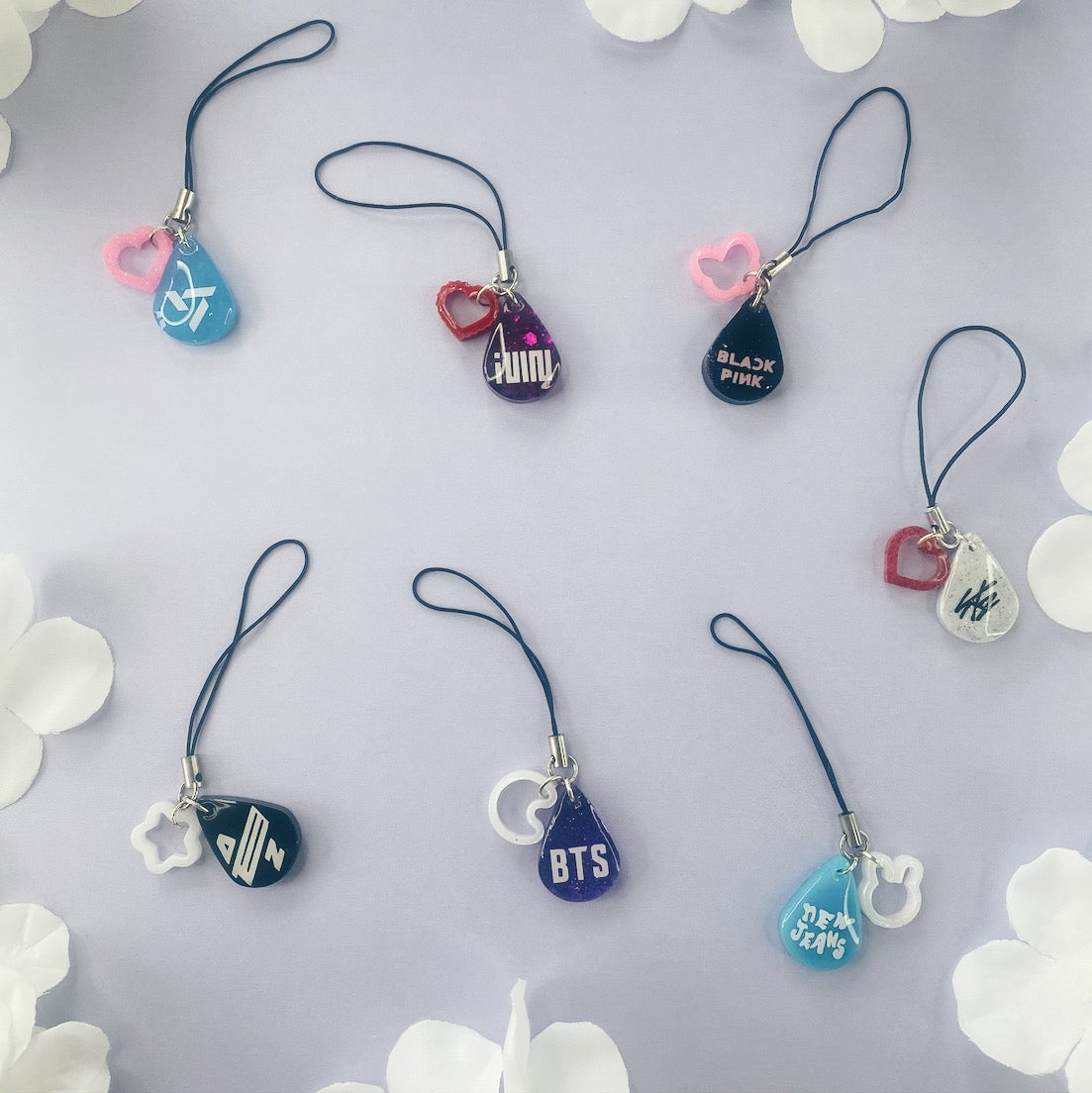 Teardrop phone charm - kpop