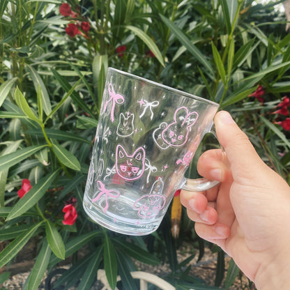 Glass with lid - Aniteez