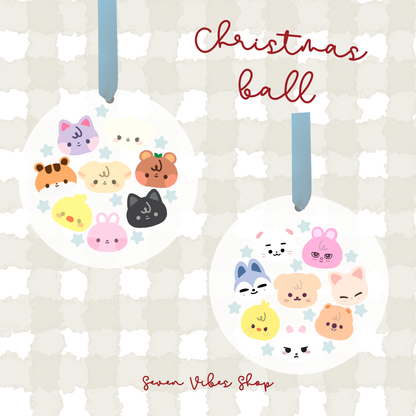 Boule de noel acrylique - Aniteez & Skzoo