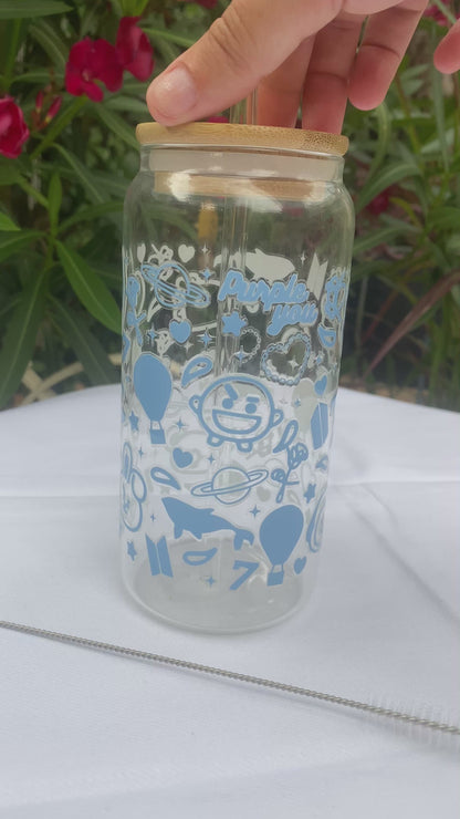 Vaso con tapa - Skzoo